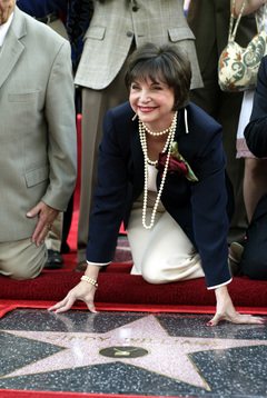 Cindy Williams  sur son étoile à Hollywood