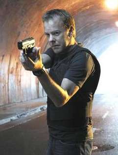 Kiefer Sutherland est Jack Bauer dans 24h