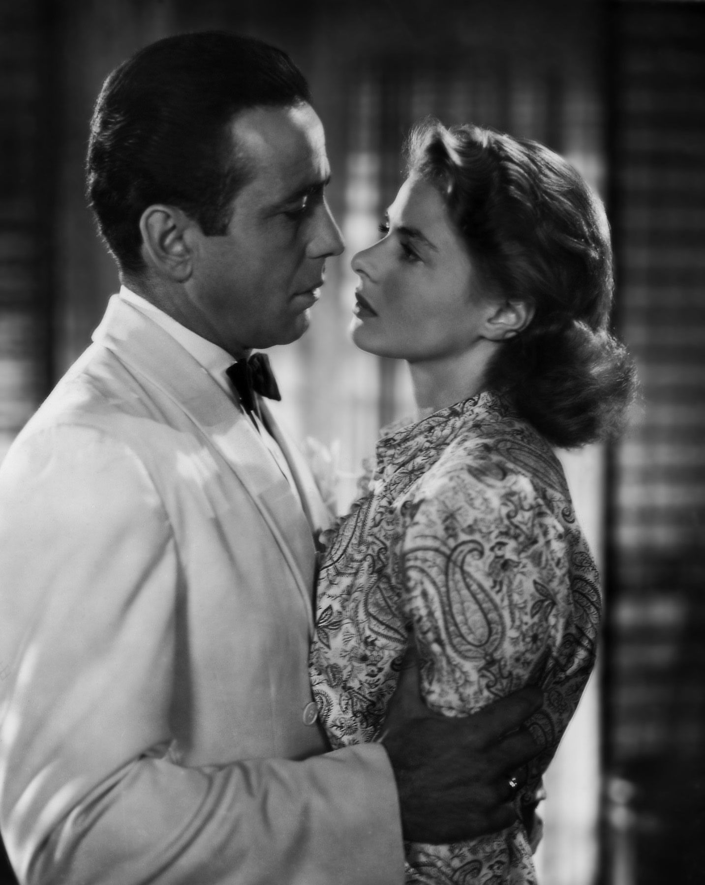 le couple mythique de Casablanca: Humphrey Bogart et Ingrid Bergman