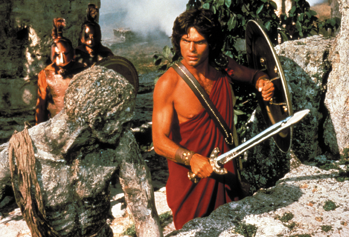 Harry Hamlin dans Le Choc des Titans