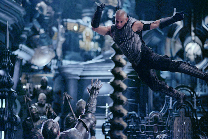Vin Diesel dans Les Chroniques de Riddick de David Twohy