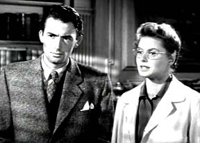 le docteur (Ingrid Bergman) et son patient (Gregory Peck)