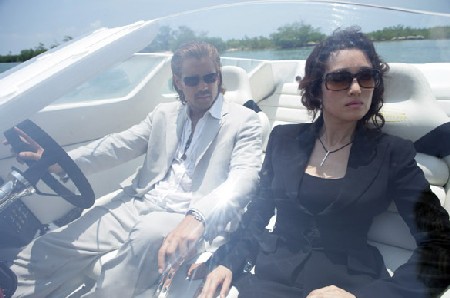 Gong Li et Colin Farrell dans Miami Vice, de Michael Mann