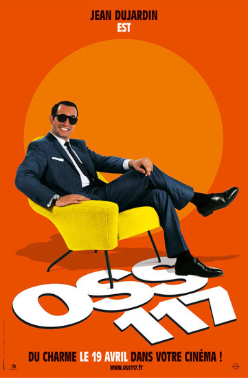 Affiche promotionnelle d'OSS 117: le Caire nid d'espion